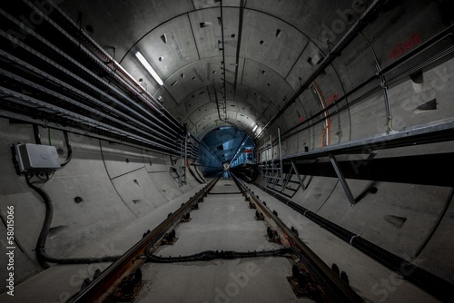 Fotoboard na płycie Podziemny tunel do metra