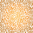 © jameschipper - orange number background