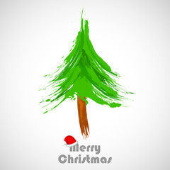 Sticker - Abstract Christmas Tree