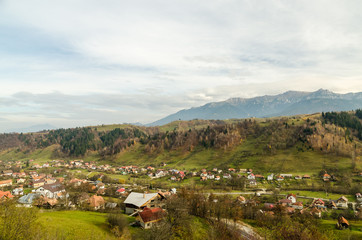  Vintage Rural Village In The Carpathian Mountains