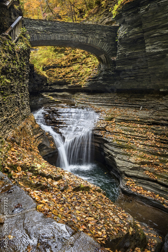 Naklejka samoprzylepna Wodospady Watkins Glen