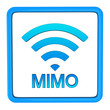 © andris_torms - MIMO or multiple-input and multiple-output icon, 3d