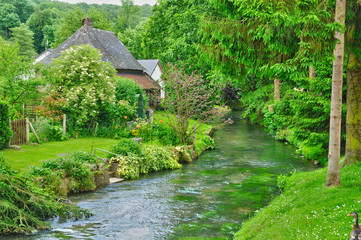 Wall Mural - France, picturesque village of Ry in Seine Maritime