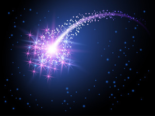 Wall Mural - Flying comet