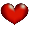 red gloss heart