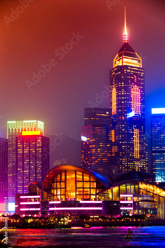 Obraz na płótnie canvas dwuczęściowy "dyptyk" Hongkong.