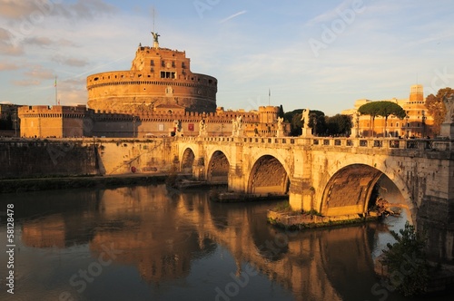 Board z aluminiowym obramowaniem Castel sant angelo