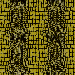 Poster - Reptile skin seamless pattern