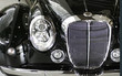 © glowonconcept - black classic car detail