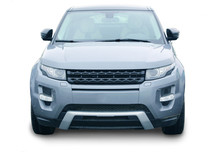 SUV Front Isolated