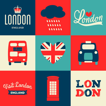 Wall Mural -  - london cards collection