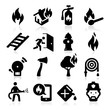 Firefighting icons