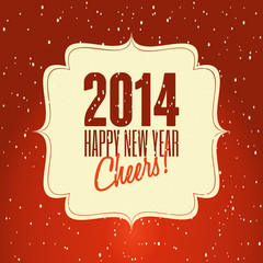 Sticker - Happy New 2014