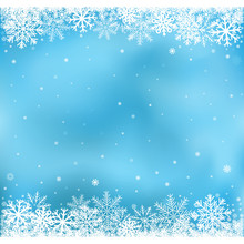 Blue Snow Mesh Background