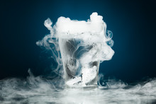 Glass Of Water With Ice Vapor