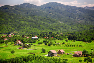 Wall Mural - countriside in Montenegro