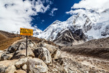 Fototapeta  - Mount Everest signpost