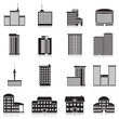 © mtzsv - Icons city buildings, offices, schools