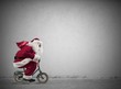 © alphaspirit - Fast Santa Claus on the bike