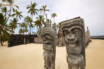 puuhonua o honaunau (city of refuge) national park, hawaii