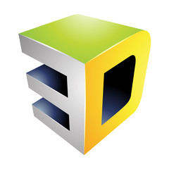 Poster - 3d Display Technology Symbol