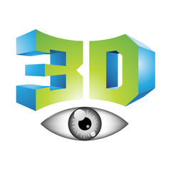 Poster - 3d Display Technology Symbol