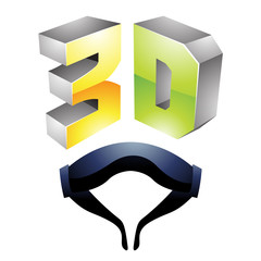 Poster - 3d Display Technology Symbol
