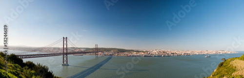 Naklejka na drzwi Portugal, Lisbon, bridge