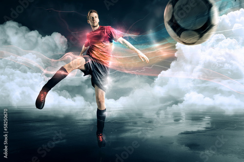 Foto-Stoff bedruckt - Soccer (von lassedesignen)