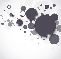 Poster - Abstract background with circles