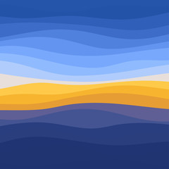 Poster - Abstract Wavy Background