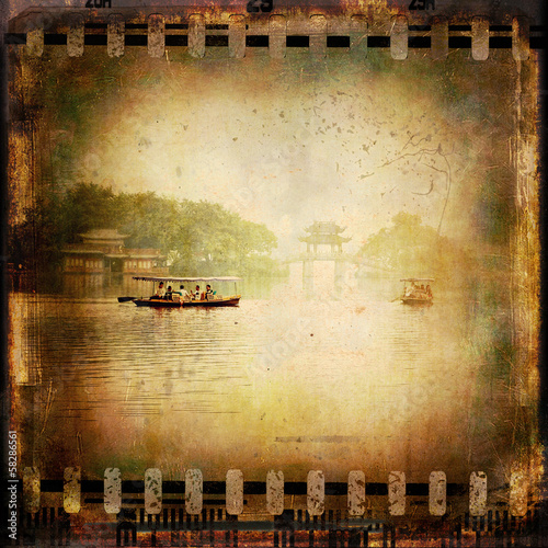 Naklejka samoprzylepna Hangzhou - Chiny