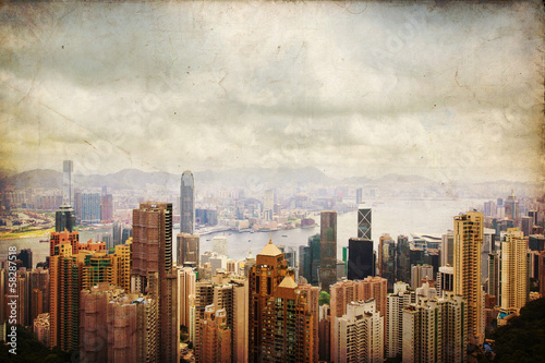 Naklejka samoprzylepna Wyspa Hong Kong