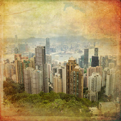 Canvas Print - Hong Kong island