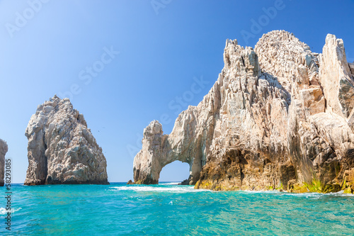 Board z aluminiowym obramowaniem Cabo san lucas, meksyk