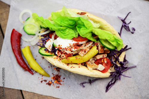 Naklejka samoprzylepna Gyros
