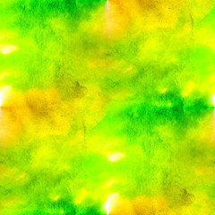 Wall Mural - abstract green seamless macro texture watercolors with brush str