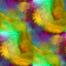 Watercolor Green Purple Yellow  Texture Painting Colorful Backgr