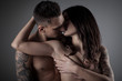canvas print picture - Kuss