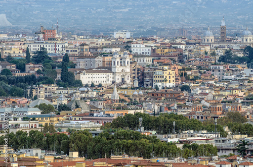 Fotoboard na płycie Rzym, historyczne centrum, widok