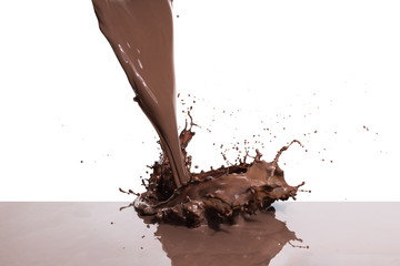 Canvas Print - hot chocolate splash