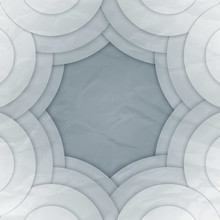 Abstract White And Grey Round Shapes Background
