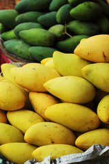 Sticker - Mango fruit in the market.