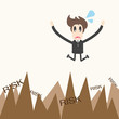 © delightsoft99 - businessman in risk