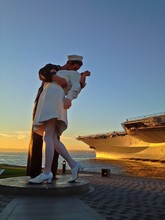 Kissing Statue Unconditional Surrender In San Diego Harbor 