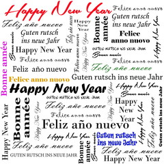 happy new year 2014 words in many languages