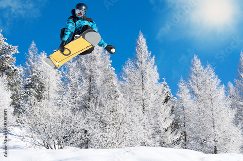 Board z aluminiowym obramowaniem Zabawny snowboard