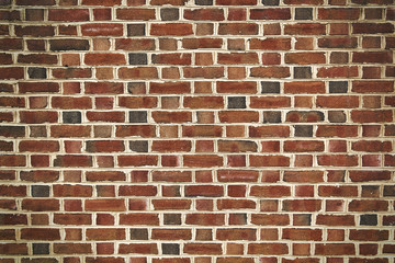  Old brick wall texture - vintage background