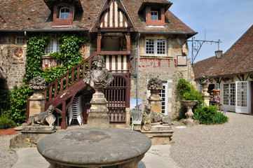 France, picturesque village of Dives sur Mer