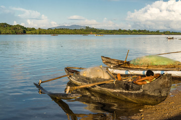 Wall Mural - Fisherman waiting